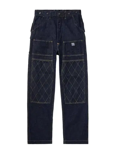 KAPITAL Lumber Straight-Leg Panelled Jeans - Men | Thumbnail 1
