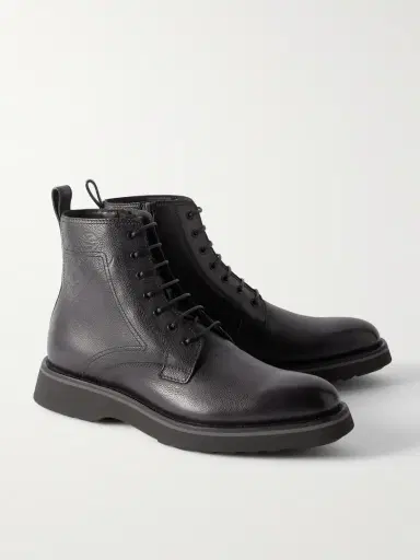 Berluti Alessio Scritto Venezia Full-Grain Leather Boots - Men | Thumbnail 4