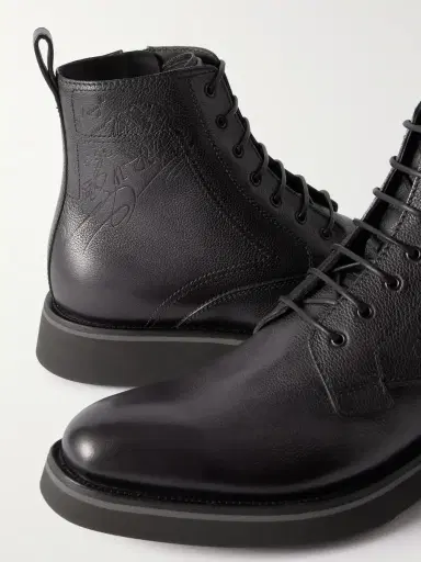 Berluti Alessio Scritto Venezia Full-Grain Leather Boots - Men | Thumbnail 6