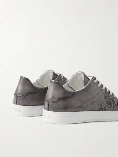 Berluti The Playtime Scritto Venezia Leather Sneakers - Men | Thumbnail 5 Berluti The Playtime Scritto Venezia Leather Sneakers - Men | Thumbnail 5