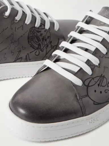 Berluti The Playtime Scritto Venezia Leather Sneakers - Men | Thumbnail 6 Berluti The Playtime Scritto Venezia Leather Sneakers - Men | Thumbnail 6