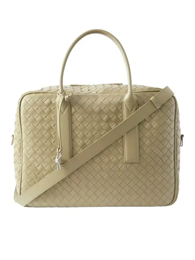 Intrecciato Leather Briefcase - Men Intrecciato Leather Briefcase - Men