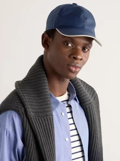 Loro Piana Logo-Embroidered Storm System® Shell Baseball Cap - Men | Thumbnail 2