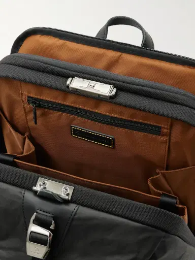 Master-Piece Bump L Canvas and Leather-Trimmed CORDURA® Nylon Backpack - Men | Thumbnail 5 Master-Piece Bump L Canvas and Leather-Trimmed CORDURA® Nylon Backpack - Men | Thumbnail 5