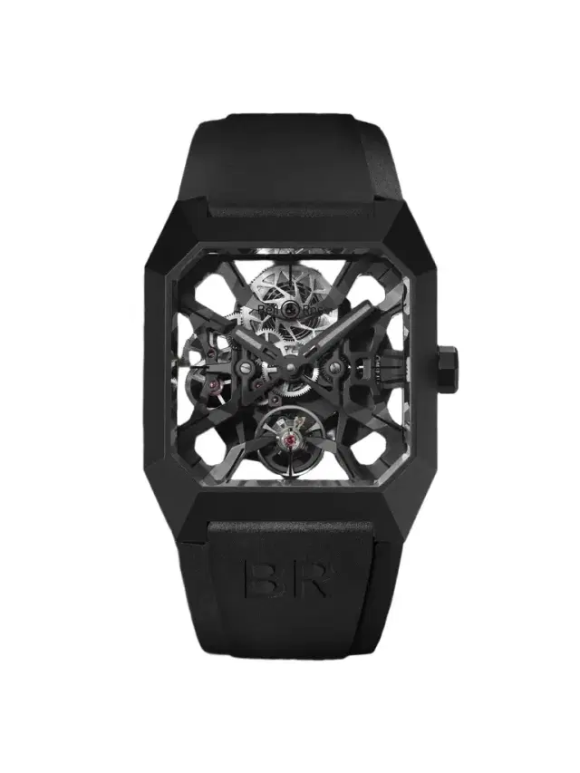 BR 03 Cyber Limited Edition Automatic 42mm Ceramic and Rubber Watch, Ref. No. BR03-CYBER-CE - Men