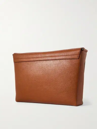 Mulberry Chiltern Full-Grain Oak Legacy NVT Leather Messenger Bag - Men | Thumbnail 3 Mulberry Chiltern Full-Grain Oak Legacy NVT Leather Messenger Bag - Men | Thumbnail 3