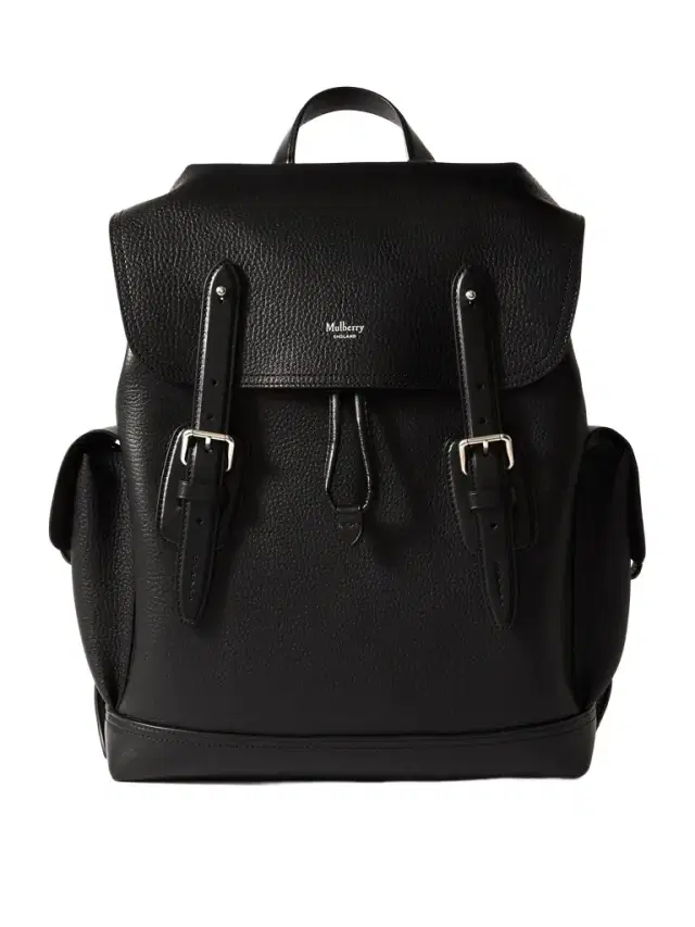 Heritage Pebble-Grain Leather Backpack - Men