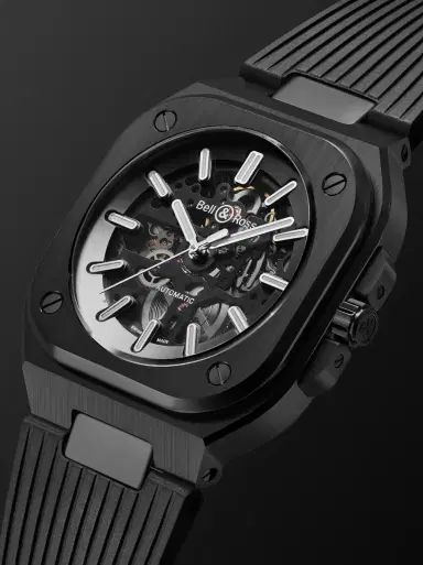 Bell & Ross BR 05 Skeleton Automatic Black Ceramic Watch, Ref. BR05A-BL-SK-CE/SRB - Men | Thumbnail 4 Bell & Ross BR 05 Skeleton Automatic Black Ceramic Watch, Ref. BR05A-BL-SK-CE/SRB - Men | Thumbnail 4