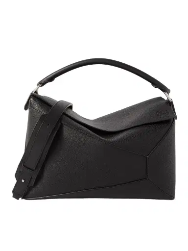 Loewe Puzzle Edge Large Logo-Debossed Full-Grain Leather Messenger Bag - Men | Thumbnail 1 Loewe Puzzle Edge Large Logo-Debossed Full-Grain Leather Messenger Bag - Men | Thumbnail 1