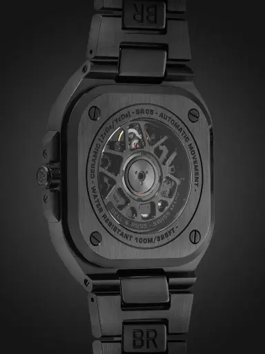 Bell & Ross BR 05 Skeleton Automatic Black Ceramic and Steel Watch, Ref. BR05A-BL-SK-CE/SCE - Men | Thumbnail 5 Bell & Ross BR 05 Skeleton Automatic Black Ceramic and Steel Watch, Ref. BR05A-BL-SK-CE/SCE - Men | Thumbnail 5