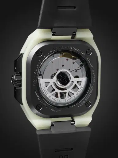 Bell & Ross BR-X5 Limited Edition Automatic Titanium and Fibreglass Watch, Ref. RX5R-LUM_TC/SRB - Men | Thumbnail 5 Bell & Ross BR-X5 Limited Edition Automatic Titanium and Fibreglass Watch, Ref. RX5R-LUM_TC/SRB - Men | Thumbnail 5