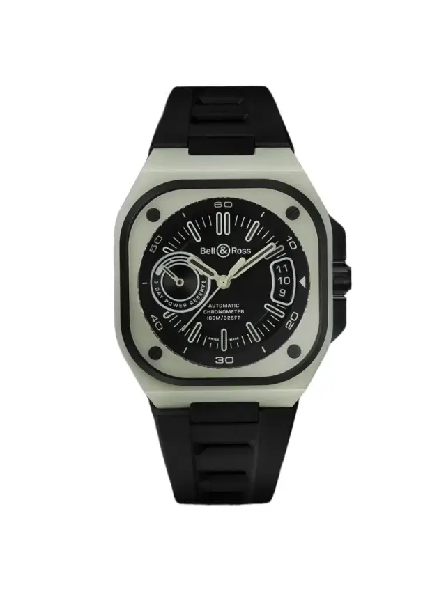 Bell & Ross BR-X5 Limited Edition Automatic Titanium and Fibreglass Watch, Ref. RX5R-LUM_TC/SRB - Men