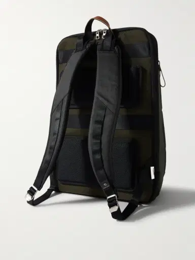 Master-Piece Bump L Canvas and Leather-Trimmed CORDURA® Nylon Backpack - Men | Thumbnail 3 Master-Piece Bump L Canvas and Leather-Trimmed CORDURA® Nylon Backpack - Men | Thumbnail 3