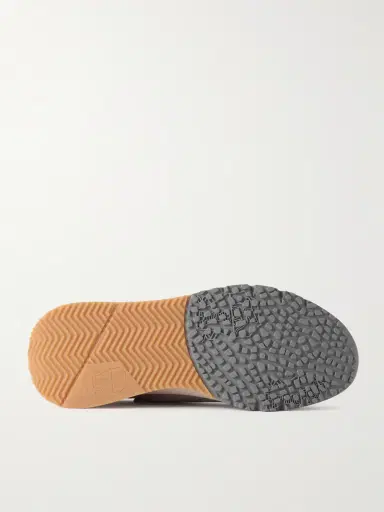 Brunello Cucinelli Leather-Trimmed Stretch-Knit Sneakers - Men | Thumbnail 3 Brunello Cucinelli Leather-Trimmed Stretch-Knit Sneakers - Men | Thumbnail 3