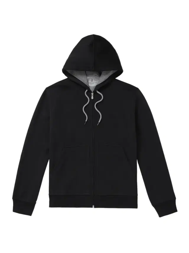 Brunello Cucinelli Cotton-Blend Jersey Zip-Up Hoodie - Men