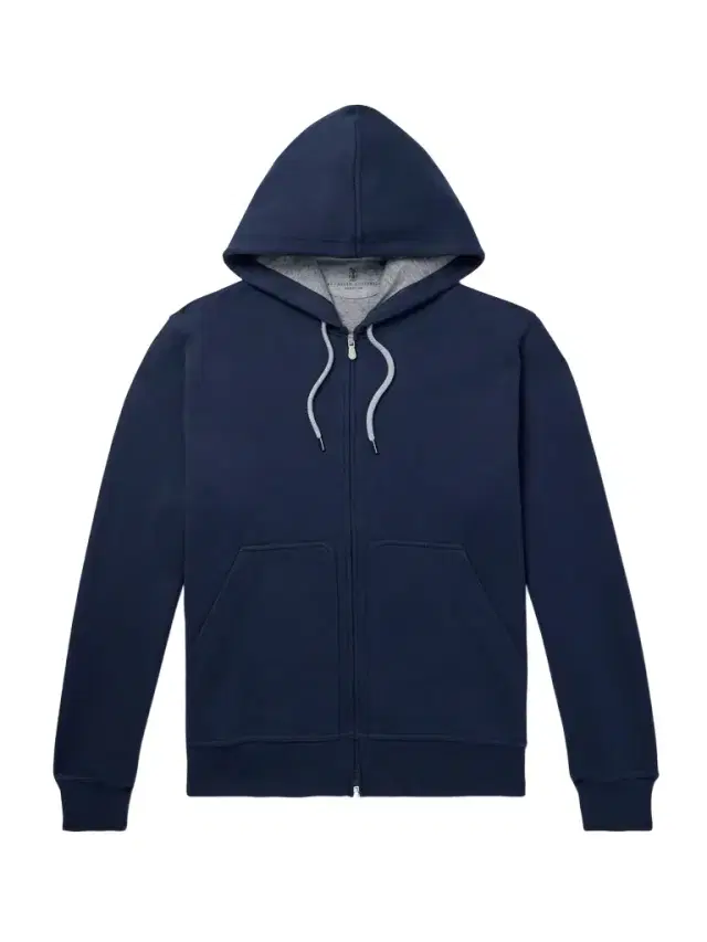 Brunello Cucinelli Cotton-Blend Jersey Zip-Up Hoodie - Men