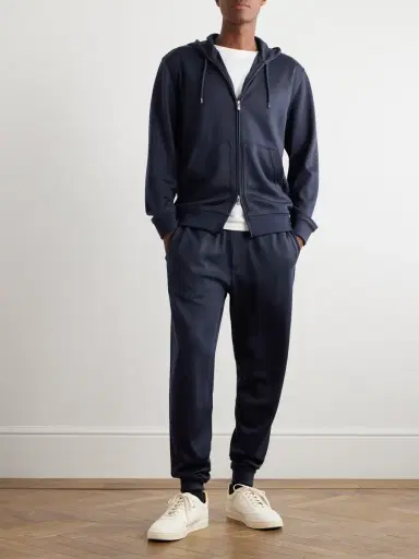 Brunello Cucinelli Cashmere-Blend Zip-Up Hoodie - Men | Thumbnail 2