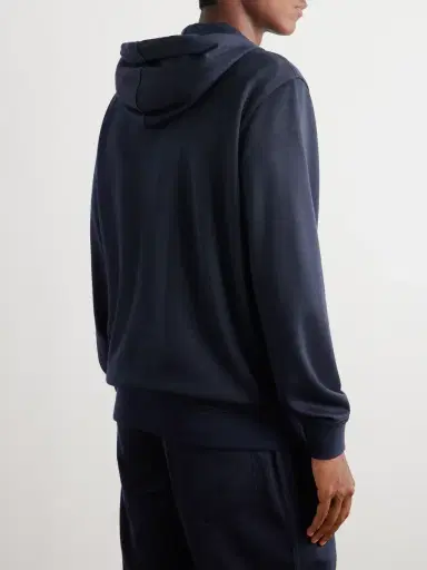 Brunello Cucinelli Cashmere-Blend Zip-Up Hoodie - Men | Thumbnail 3