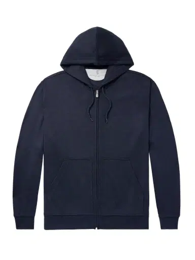 Brunello Cucinelli Cashmere-Blend Zip-Up Hoodie - Men | Thumbnail 1