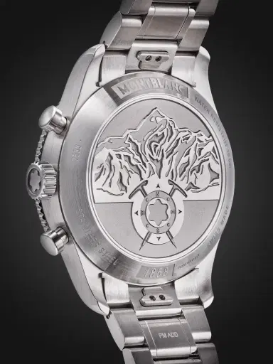 Montblanc 1858 0 Oxygen Automatic Chronograph Stainless Steel Watch, Ref. 133298 - Men | Thumbnail 4 Montblanc 1858 0 Oxygen Automatic Chronograph Stainless Steel Watch, Ref. 133298 - Men | Thumbnail 4