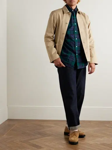 Polo Ralph Lauren Button-Down Collar Logo-Embroidered Checked Brushed-Cotton Oxford Shirt - Men | Thumbnail 2 Polo Ralph Lauren Button-Down Collar Logo-Embroidered Checked Brushed-Cotton Oxford Shirt - Men | Thumbnail 2