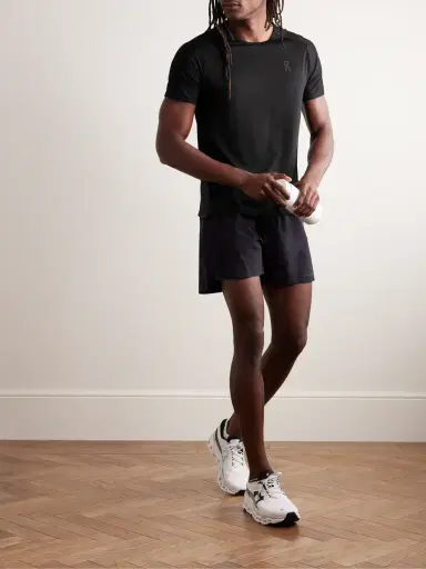 ON Performance-T Stretch Recycled-Jersey and Mesh T-Shirt - Men | Thumbnail 2 ON Performance-T Stretch Recycled-Jersey and Mesh T-Shirt - Men | Thumbnail 2