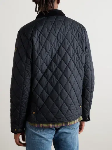 Polo Ralph Lauren Beaton Cotton-Corduroy Trimmed Padded Quilted Recycled-Shell Jacket - Men | Thumbnail 3
