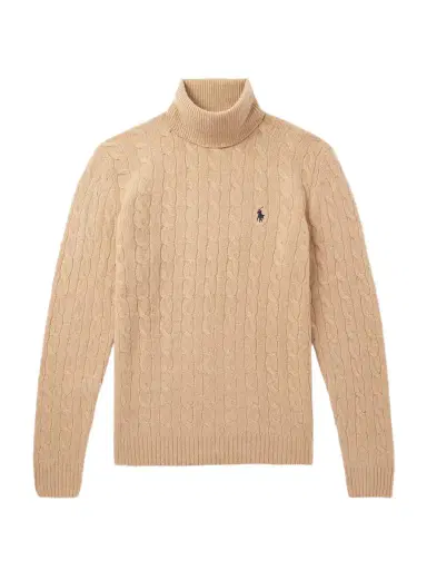 Polo Ralph Lauren Cable-Knit Wool and Cashmere-Blend Rollneck Sweater - Men | Thumbnail 1