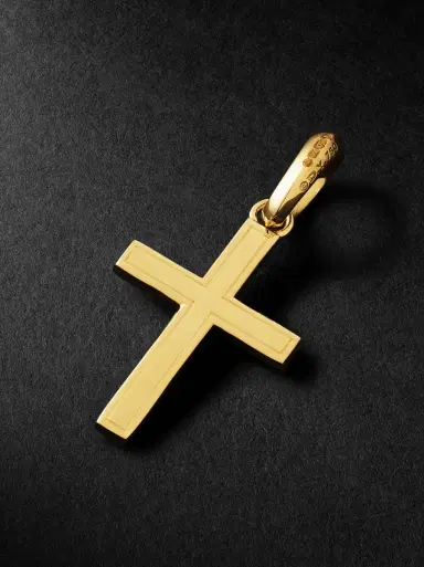 David Yurman Cross 18-Karat Gold Pendant - Men | Thumbnail 3 David Yurman Cross 18-Karat Gold Pendant - Men | Thumbnail 3