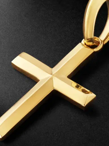 David Yurman Cross 18-Karat Gold Pendant - Men | Thumbnail 4 David Yurman Cross 18-Karat Gold Pendant - Men | Thumbnail 4