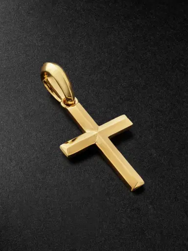 David Yurman Cross 18-Karat Gold Pendant - Men | Thumbnail 1 David Yurman Cross 18-Karat Gold Pendant - Men | Thumbnail 1
