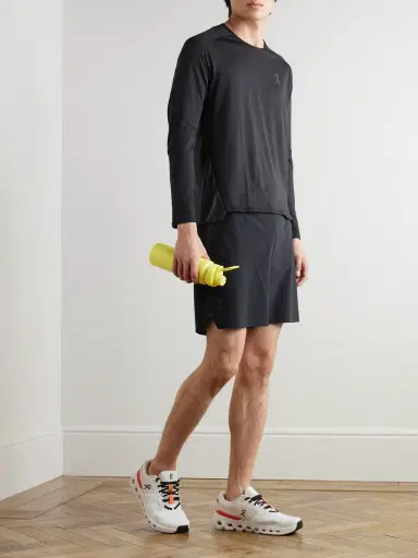 ON Performance Slim-Fit Stretch Recycled-Jersey and Mesh Top - Men | Thumbnail 2 ON Performance Slim-Fit Stretch Recycled-Jersey and Mesh Top - Men | Thumbnail 2