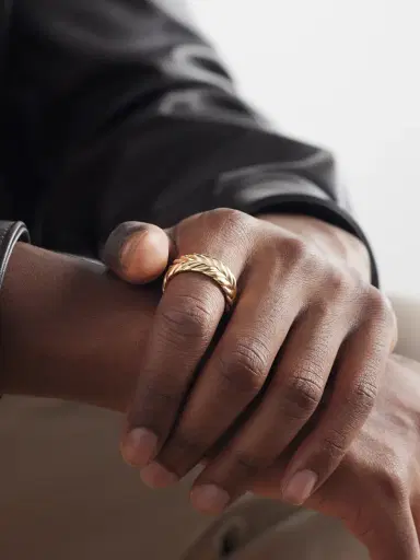 David Yurman 18-Karat Gold Ring - Men | Thumbnail 2 David Yurman 18-Karat Gold Ring - Men | Thumbnail 2