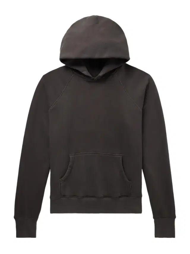 Les Tien French Terry Cotton-Jersey Raglan Hoodie - Men