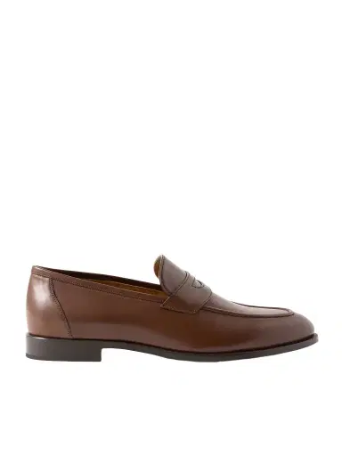Loro Piana Sergio Walk Leather Penny Loafers - Men | Thumbnail 1