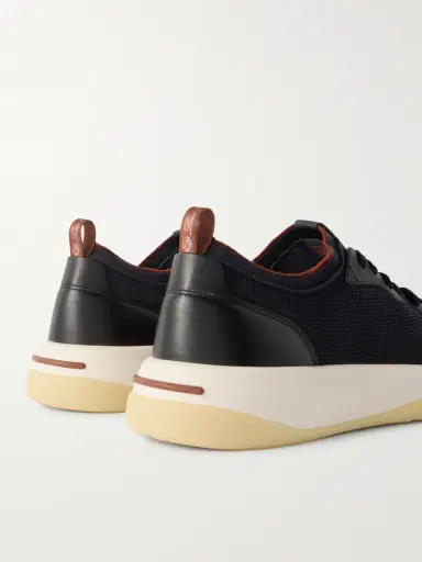 Loro Piana 410 LP Walk Leather-Trimmed Wish® Wool Sneakers - Men | Thumbnail 4 Loro Piana 410 LP Walk Leather-Trimmed Wish® Wool Sneakers - Men | Thumbnail 4