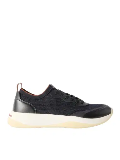 Loro Piana 410 LP Walk Leather-Trimmed Wish® Wool Sneakers - Men | Thumbnail 1 Loro Piana 410 LP Walk Leather-Trimmed Wish® Wool Sneakers - Men | Thumbnail 1