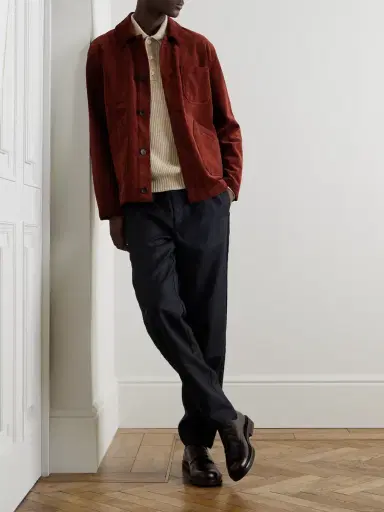 MR P. Ribbed Cashmere Polo Shirt - Men | Thumbnail 2