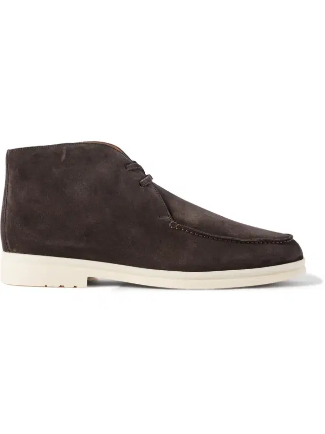 Loro Piana Walk and Walk Suede Chukka Boots - Men