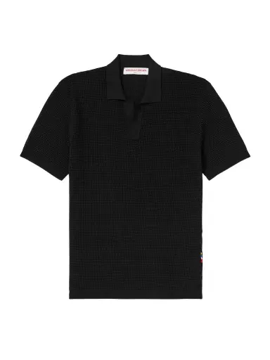 Orlebar Brown Roddy Waffle-Knit Polo Shirt - Men | Thumbnail 1 Orlebar Brown Roddy Waffle-Knit Polo Shirt - Men | Thumbnail 1