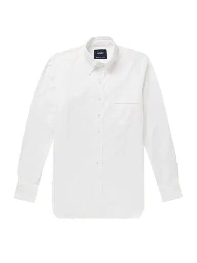 Drake's Slim-Fit Button-Down Collar Cotton Oxford Shirt - Men | Thumbnail 1 Drake's Slim-Fit Button-Down Collar Cotton Oxford Shirt - Men | Thumbnail 1