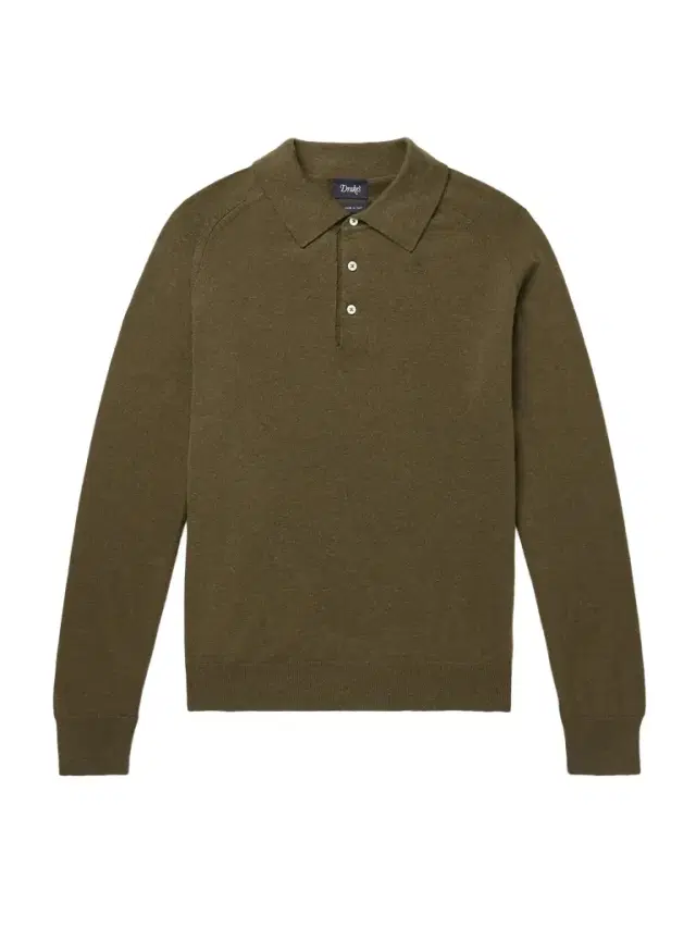 Drake's Wool and Alpaca-Blend Polo Shirt - Men
