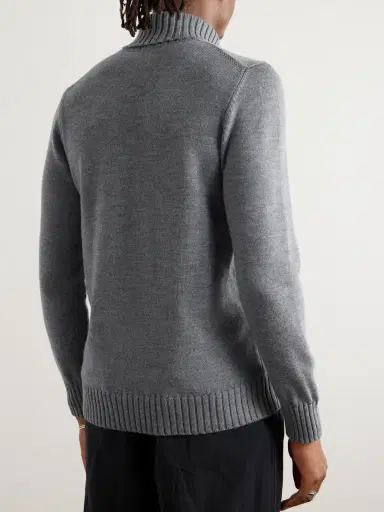 PIACENZA 1733 Slim-Fit Wool Rollneck Sweater - Men | Thumbnail 3 PIACENZA 1733 Slim-Fit Wool Rollneck Sweater - Men | Thumbnail 3