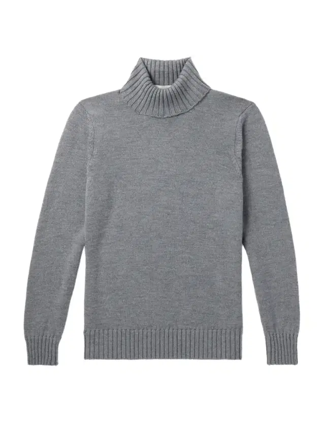 Slim-Fit Wool Rollneck Sweater - Men