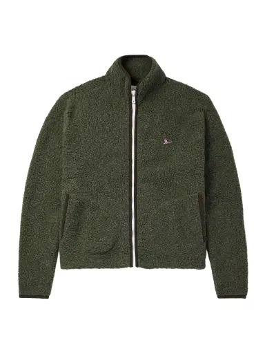 Drake's Logo-Embroidered Wool-Blend Bouclé Jacket - Men | Thumbnail 1 Drake's Logo-Embroidered Wool-Blend Bouclé Jacket - Men | Thumbnail 1