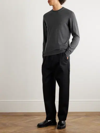PIACENZA 1733 Slim-Fit Wool Sweater - Men | Thumbnail 2