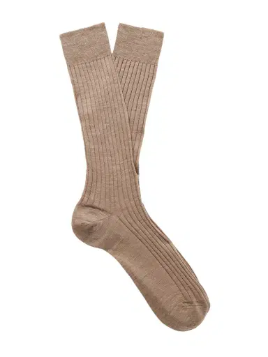 MR P. Ribbed Merino Wool-Blend Socks - Men | Thumbnail 1