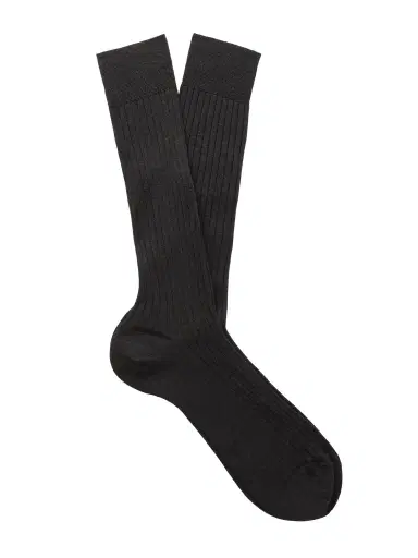 MR P. Ribbed Merino Wool-Blend Socks - Men | Thumbnail 1