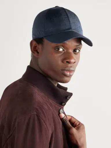 Berluti Scritto-Jacquard Twill Baseball Cap - Men | Thumbnail 2 Berluti Scritto-Jacquard Twill Baseball Cap - Men | Thumbnail 2