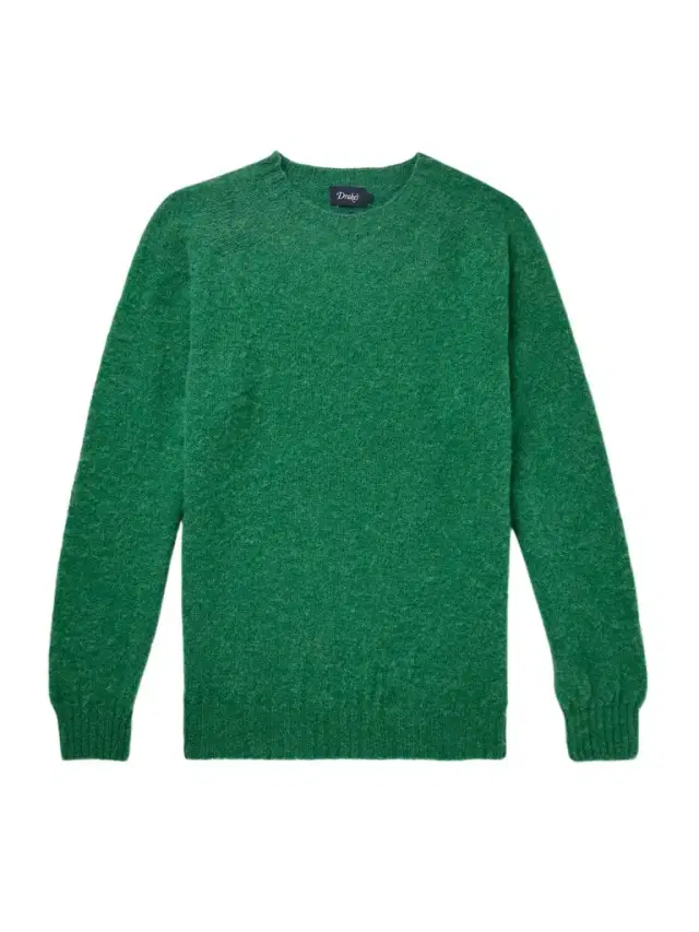 Brushed Shetland Wool Sweater - Men